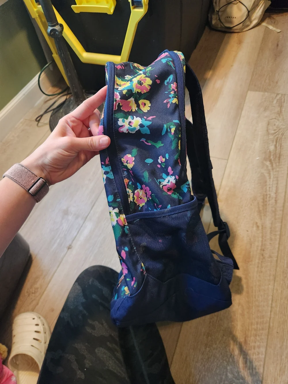 Floral Navy Women's Backpack